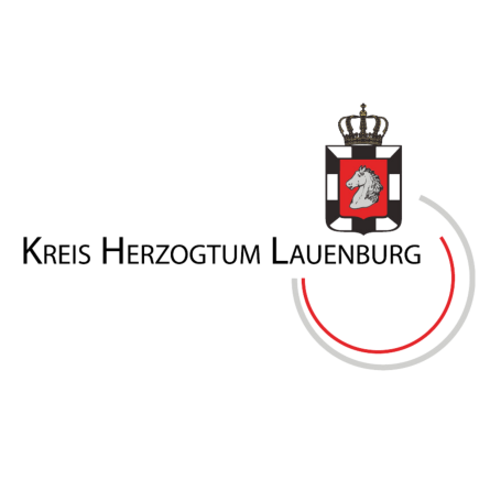 Kreis Herzogtum Lauenburg Logo des Kreises Herzogtum Lauenburg mit Krone und Schachfigur.