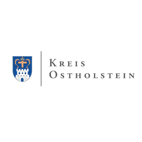 Kreis Ostholstein Logo des Kreises Ostholstein mit Wappen und Schriftzug.